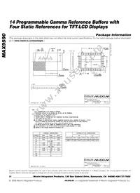 MAX9590ETU+ Datasheet Page 20