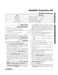 MAX9591ETU+T Datasheet Page 3
