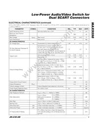 MAX9598CTL+T Datasheet Page 3