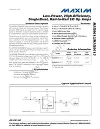 MAX9613AXT+T Datasheet Cover