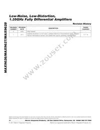 MAX9626ATC+ Datasheet Page 20