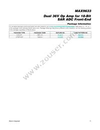 MAX9633ATA+ Datasheet Page 11