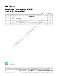 MAX9633ATA+ Datasheet Page 12