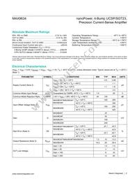 MAX9634WERS+T Datasheet Page 2