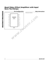 MAX9658AEE+T Datasheet Page 14