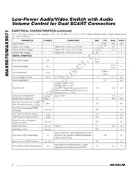 MAX9670CTL+T Datasheet Page 6
