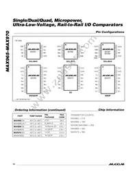 MAX969EEE+C60369 Datasheet Page 12