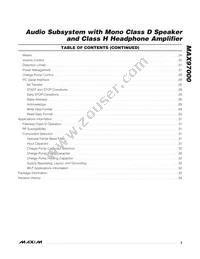 MAX97000EWA+T Datasheet Page 3