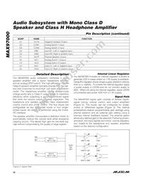 MAX97000EWA+T Datasheet Page 18