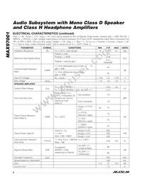 MAX97001EWP+ Datasheet Page 6