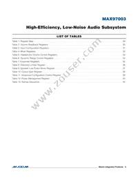 MAX97003EWP+T Datasheet Page 5