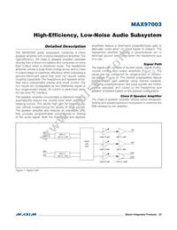 MAX97003EWP+T Datasheet Page 22