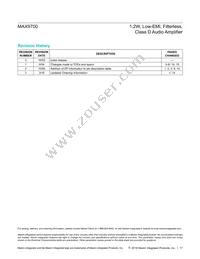 MAX9700CEBC+ Datasheet Page 17