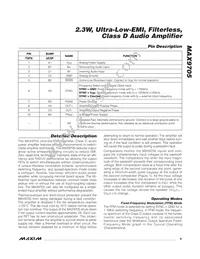 MAX9705DEBC+T Datasheet Page 9