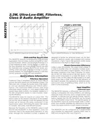 MAX9705DEBC+T Datasheet Page 12