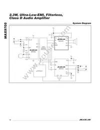 MAX9705DEBC+T Datasheet Page 16