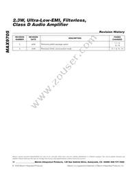 MAX9705DEBC+T Datasheet Page 18