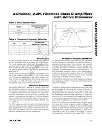 MAX9707ETX+T Datasheet Page 17