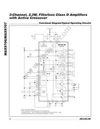 MAX9707ETX+T Datasheet Page 22