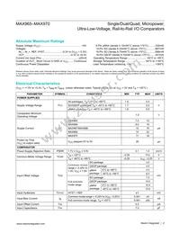 MAX970ESD-T Datasheet Page 2