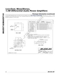 MAX9718CEBL+TG45 Datasheet Page 22