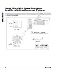MAX9720BEUE+T Datasheet Page 20