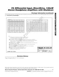 MAX9722AETE+TG069 Datasheet Page 21