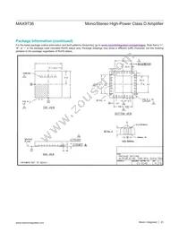 MAX9736AETJ/V+ Datasheet Page 23