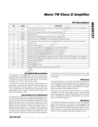 MAX9737ETG+TG24 Datasheet Page 7