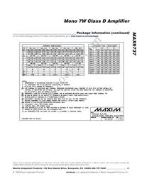 MAX9737ETG+TG24 Datasheet Page 13