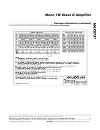 MAX9737ETG/V+T Datasheet Page 13