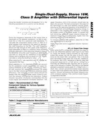 MAX9742ETX+T Datasheet Page 21