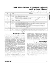 MAX9744ETH+T Datasheet Page 13