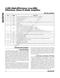 MAX9759ETE+TGC1 Datasheet Page 10
