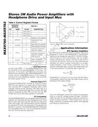 MAX9763ETI+T Datasheet Page 18