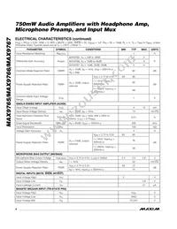 MAX9767ETJ+T Datasheet Page 4