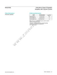 MAX9768BETG+TG05 Datasheet Page 23