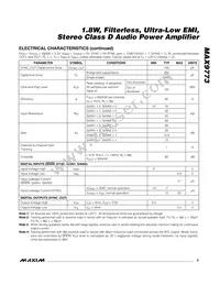 MAX9773EBP+TG45 Datasheet Page 3