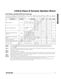 MAX9788EBP+T Datasheet Page 3