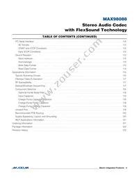MAX98088EWY+T Datasheet Page 4