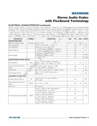 MAX98088EWY+T Datasheet Page 8