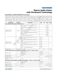 MAX98088EWY+T Datasheet Page 10