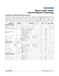 MAX98088EWY+T Datasheet Page 16