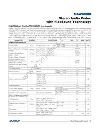 MAX98088EWY+T Datasheet Page 18