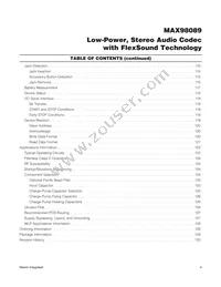 MAX98089EWY+T Datasheet Page 4