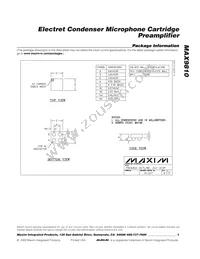MAX9810CEBS+T Datasheet Page 9