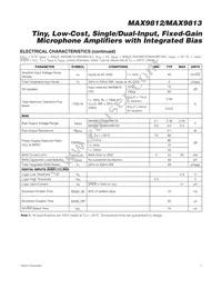MAX9812LEXT+T Datasheet Page 3