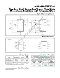 MAX9812LEXT+T Datasheet Page 9