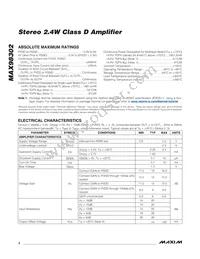 MAX98302ETD+T Datasheet Page 2