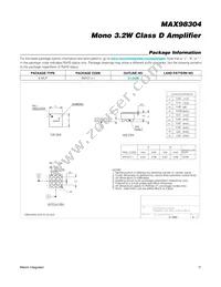 MAX98304CEWL+T Datasheet Page 11